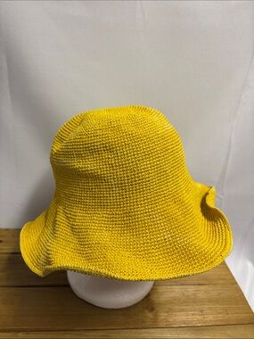 Ruslan Baginskiy Linen Bucket Hat Golden Yellow One Size